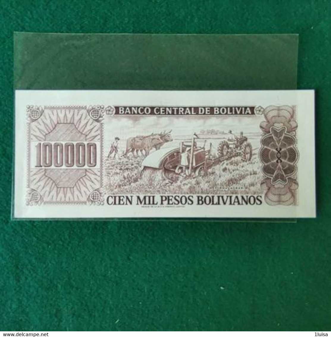 BOLIVIA 100000 BOLIVANOS 1964 - Bolivie