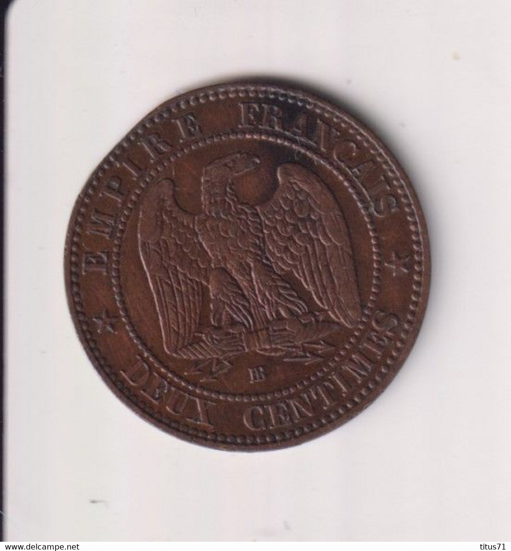 2 Centimes France 1854 BB - Altri & Non Classificati
