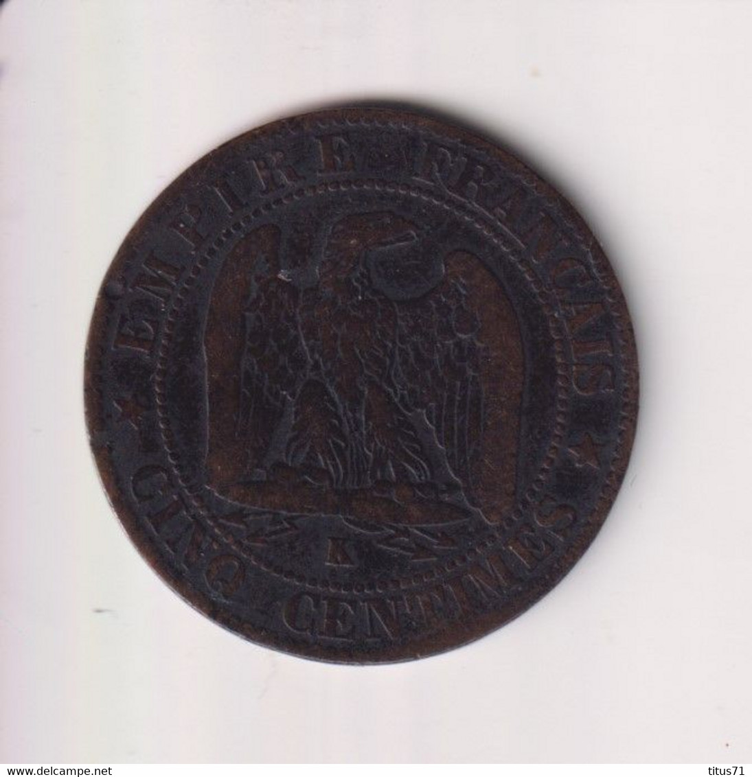 5 Centimes France 1855 K - Other & Unclassified