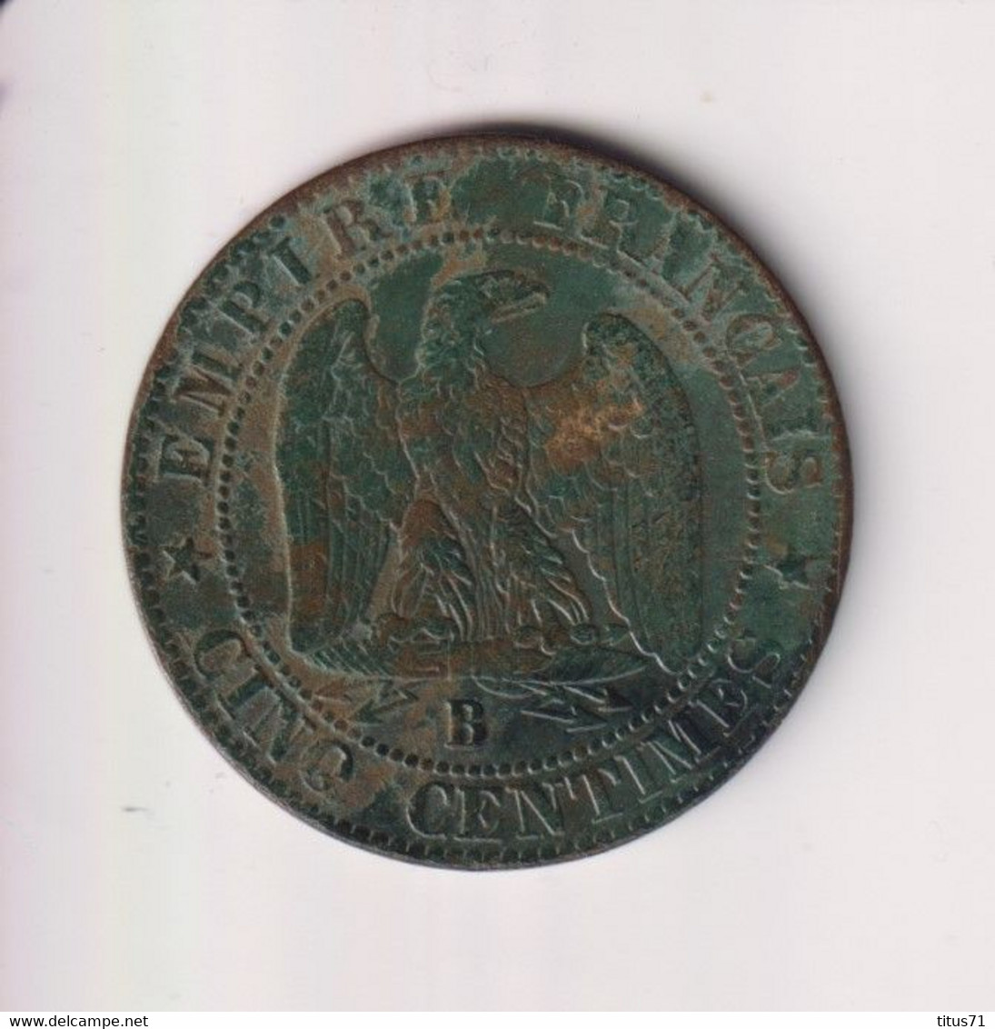 5 Centimes France 1856 B - Altri & Non Classificati