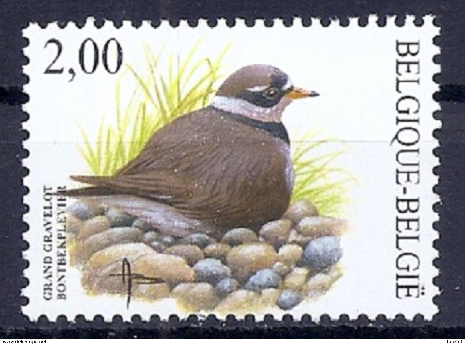 BELGIE * Buzin * Nr 3139 * Postfris Xx * HELDER FLUOR  PAPIER - 1985-.. Birds (Buzin)