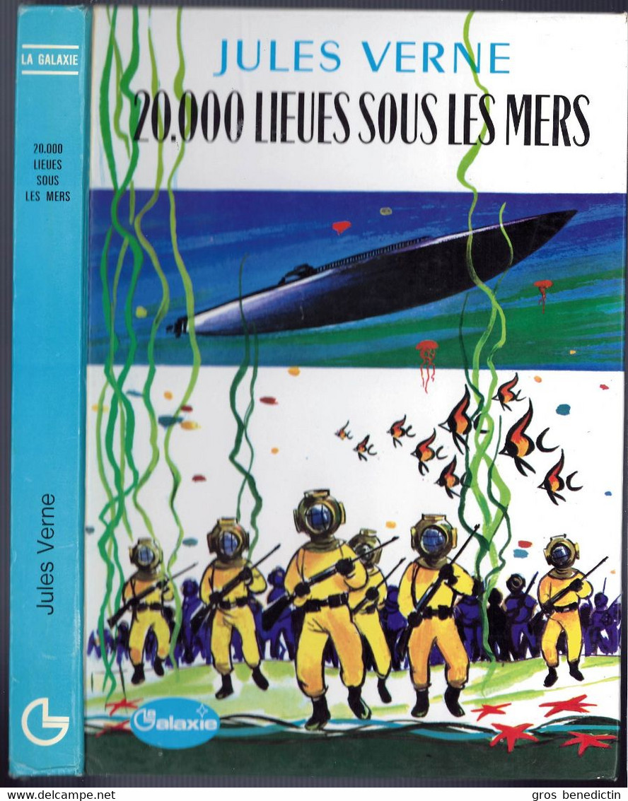 Hachette Galaxie - Jules Verne - "20.000 Lieues Sous Les Mers" - 1972 - #Ben&JVerne - #Ben&Gal - Hachette