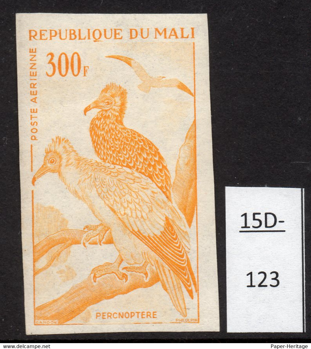 Mali 1965 300fr Oiseau Epreuve De Couleur, Vulture - Bird Colour Trial / Proof In Yellow. Mint - Adler & Greifvögel