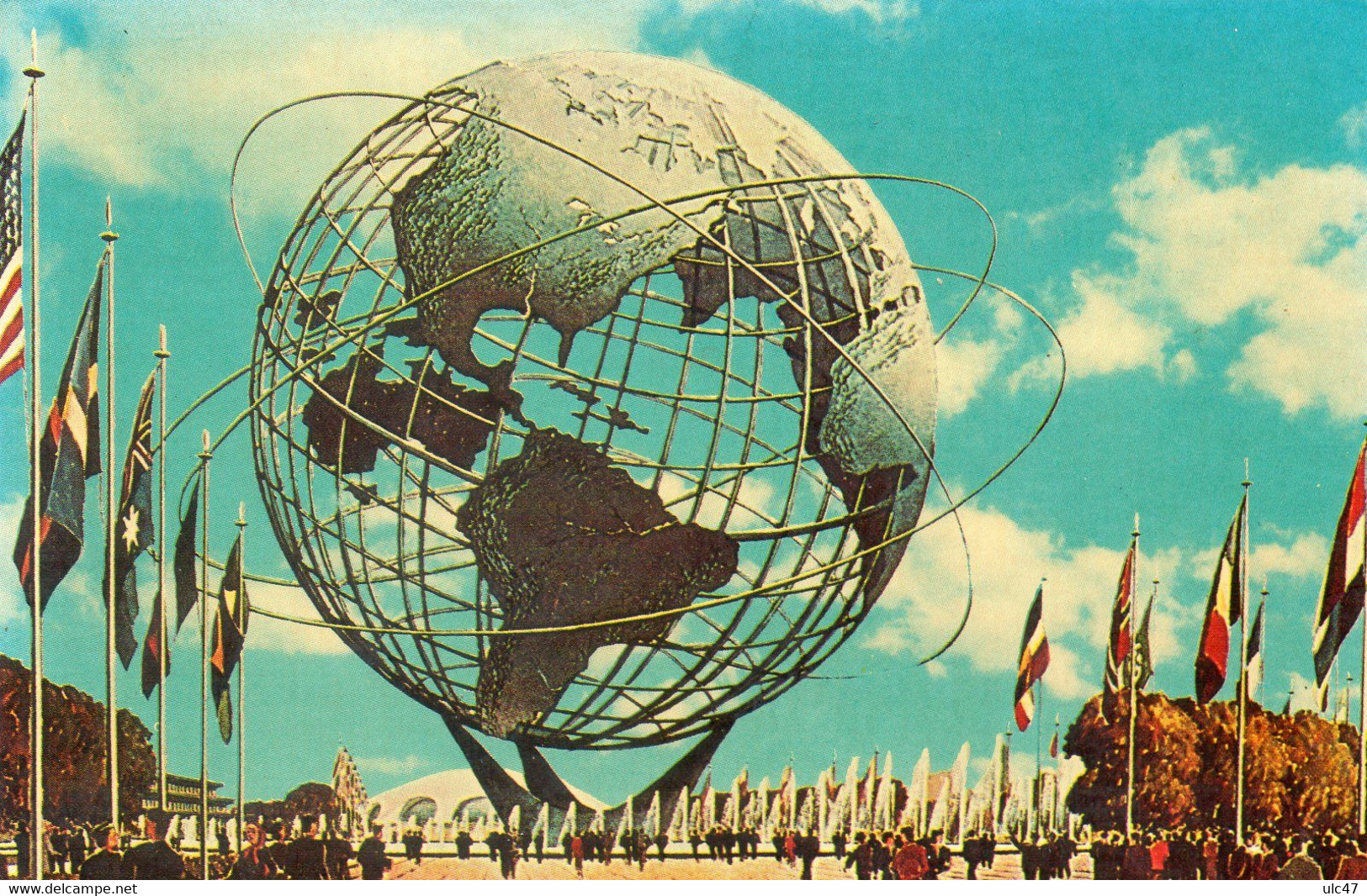 - UNISPHERE - New York World's Fair 1964-1965 - Scan Verso - - Expositions