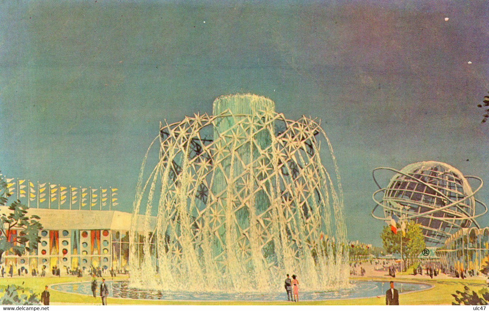 - THE ASTRAL FOUNTAIN - New York World's Fair 1964-1965 - Scan Verso - - Mostre, Esposizioni