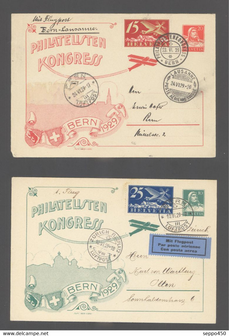 LOT 11 LETTRES COVERS ENTIERS POSTAUX + AFFR COMPLEMENTAIRES POSTE AERIENNE AYANT CIRCULER, STAMPS BRIEFMARKEN - Usati