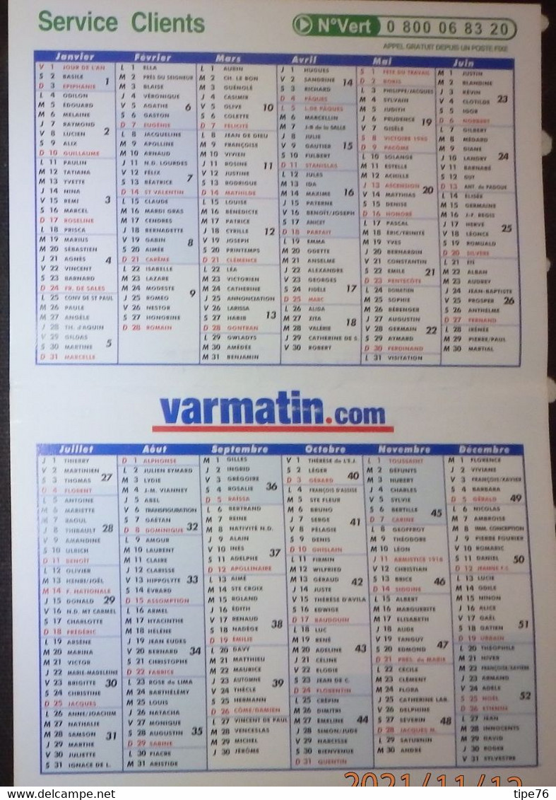 Petit Calendrier De Poche 2010 Journal Var Matin - Kleinformat : 2001-...