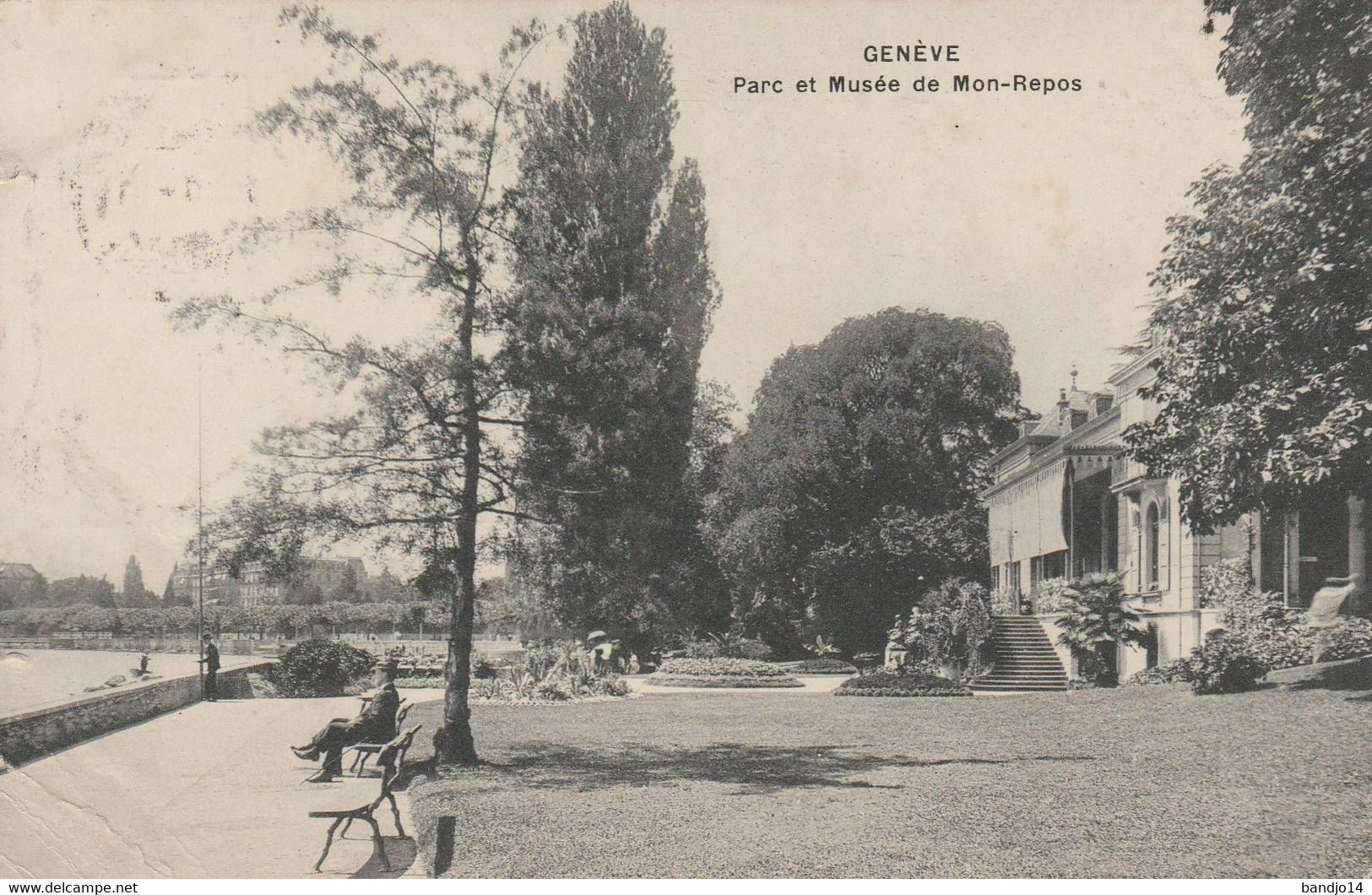 Geneve Parc Et Musée De Mon-Repos  - Scan Recto-verso - Genève