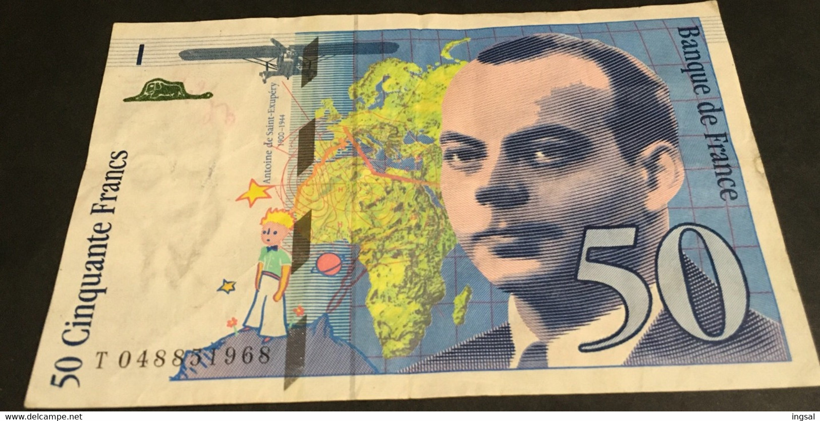 Banque De France…..50 Francs…..1999 - 50 F 1992-1999 ''St Exupéry''