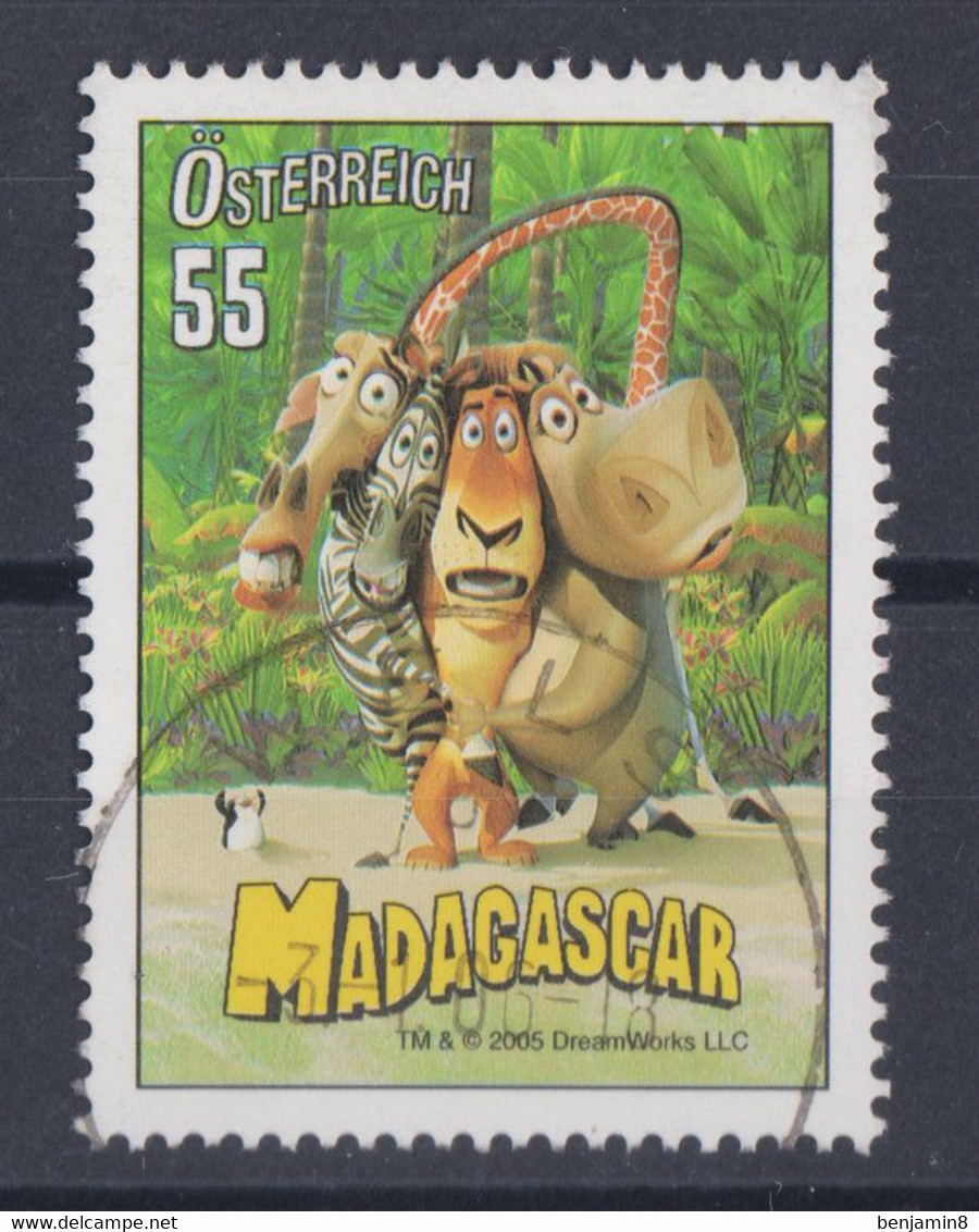 2004 Mi Nr: 2536  Erstaufführung Des Trickfilm " Madagaskar " Gestempelt - Usados