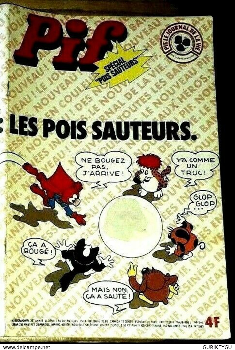 PIF GADGET N° 345 Special Pois Sauteurs Nesquik Felix Le Chat RAHAN TTBE - Rahan