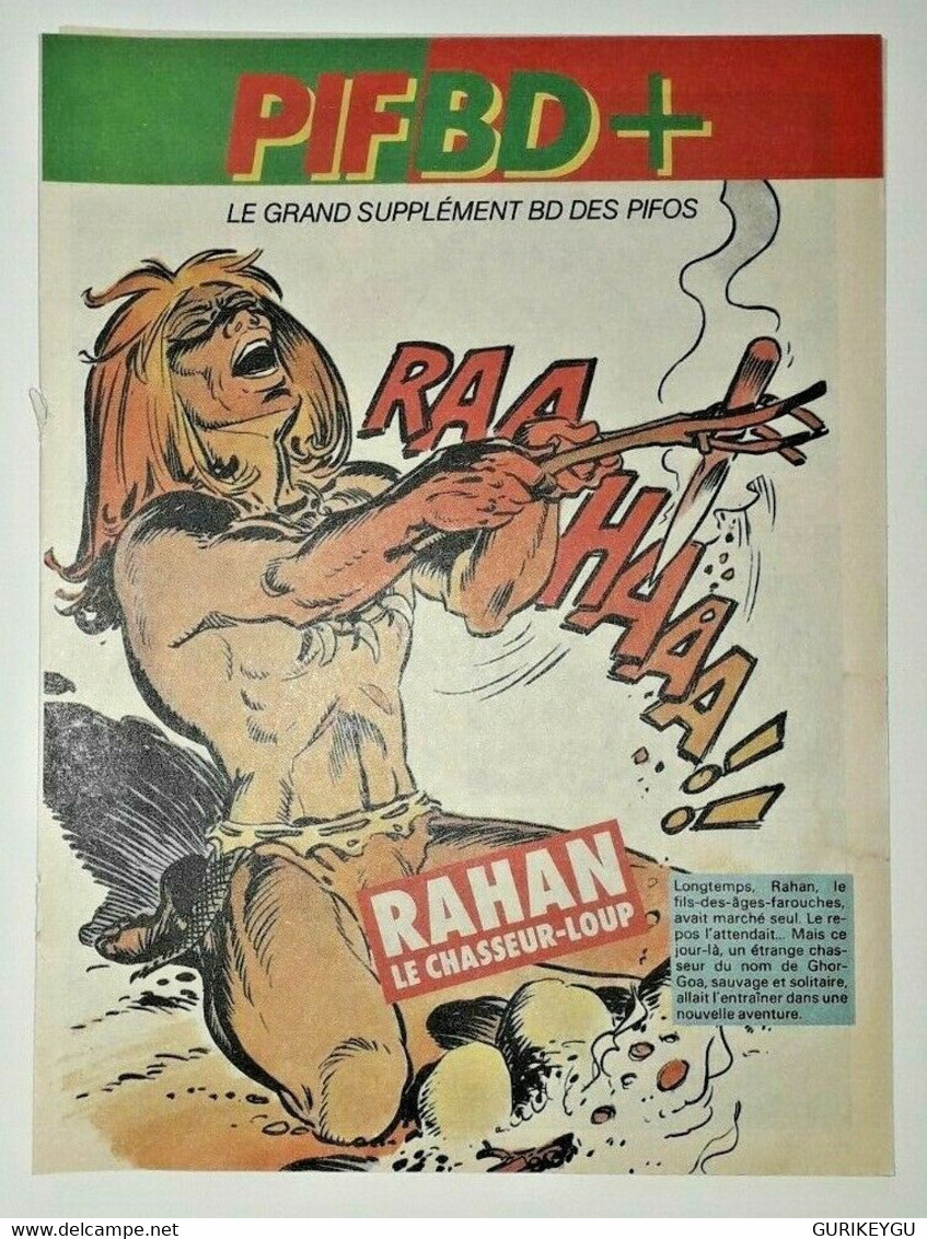 RARISSIME PIF BD RAHAN CHERET Le Chasseur De Loup Bande Dessinée  15 Pages - Rahan