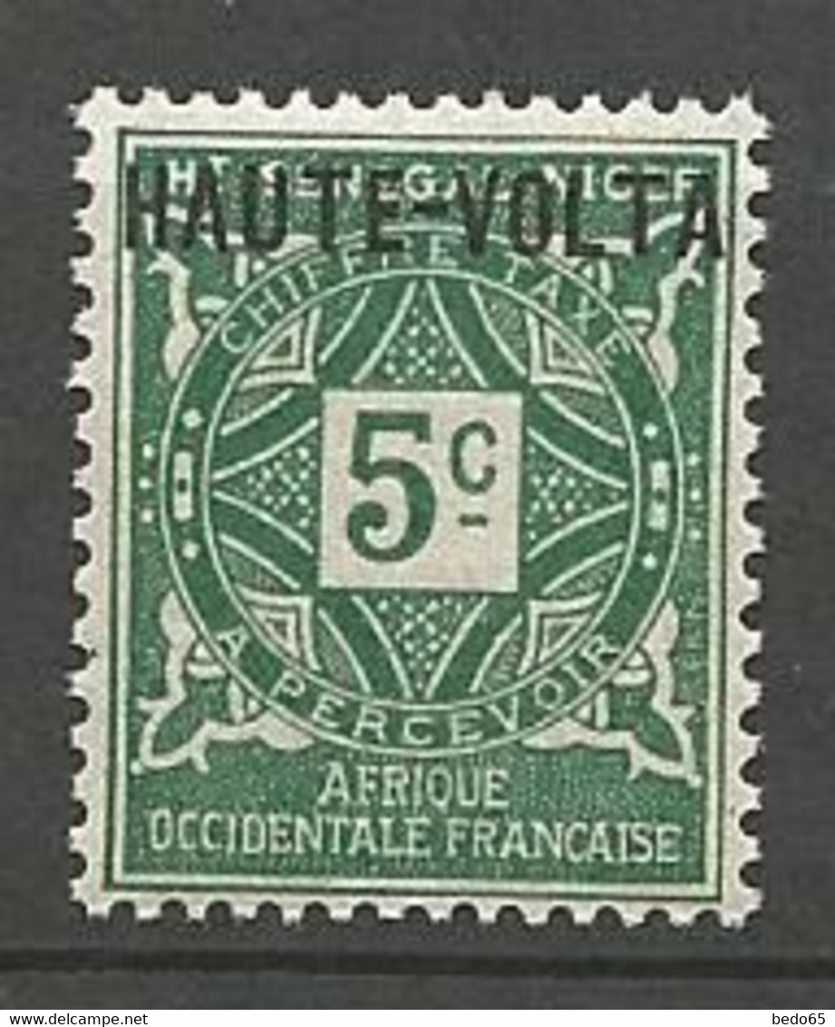 HAUT-VOLTA TAXE N° 1 NEUF** LUXE SANS CHARNIERE  / MNH - Postage Due