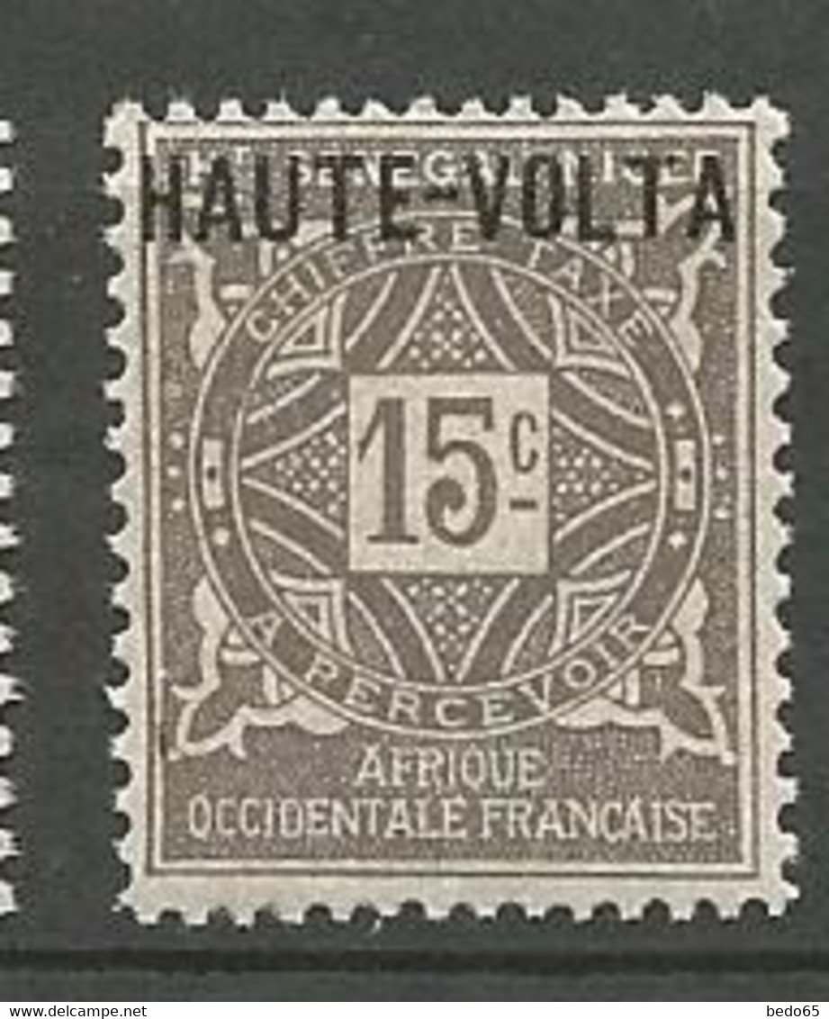 HAUT-VOLTA TAXE N° 3 NEUF** LUXE SANS CHARNIERE  / MNH - Postage Due