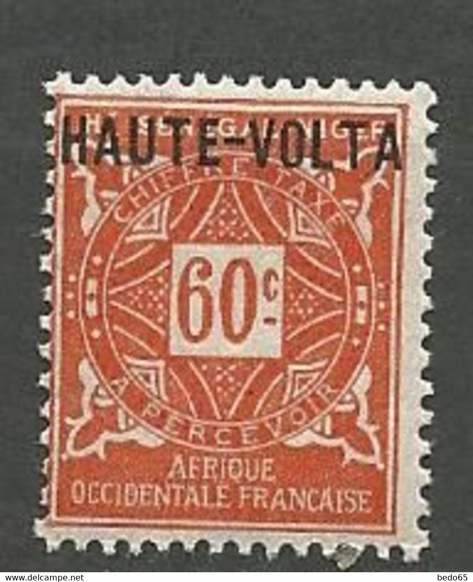 HAUT-VOLTA TAXE N° 7 NEUF** LUXE SANS CHARNIERE  / MNH - Timbres-taxe