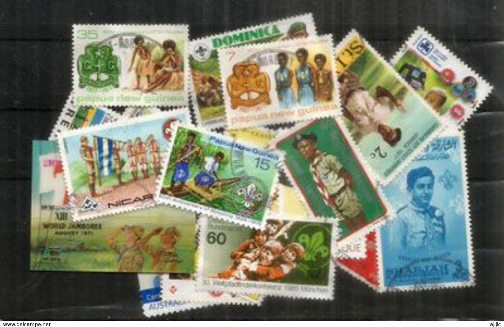 SCOUTISME. Beau Lot De Timbres Oblitérés (20) Bonne Qualité # Lot 1 - Vrac (max 999 Timbres)