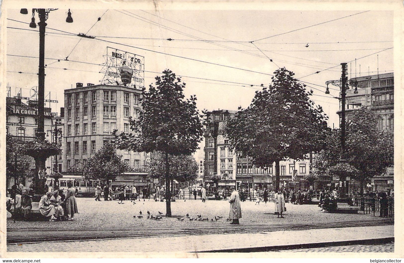 Les Pigeons * Place St Lambert * Liège * Nels * Rail De Tram - Vogels