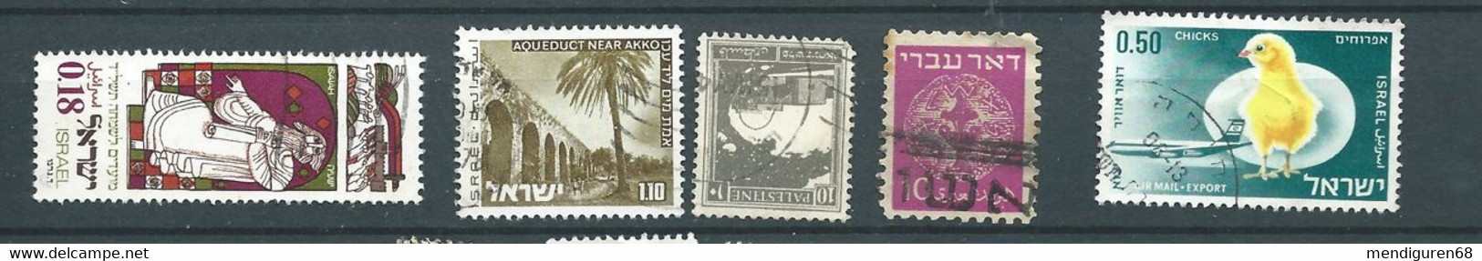 ISRAEL SET 5 STAMPS USED - Gebruikt (zonder Tabs)