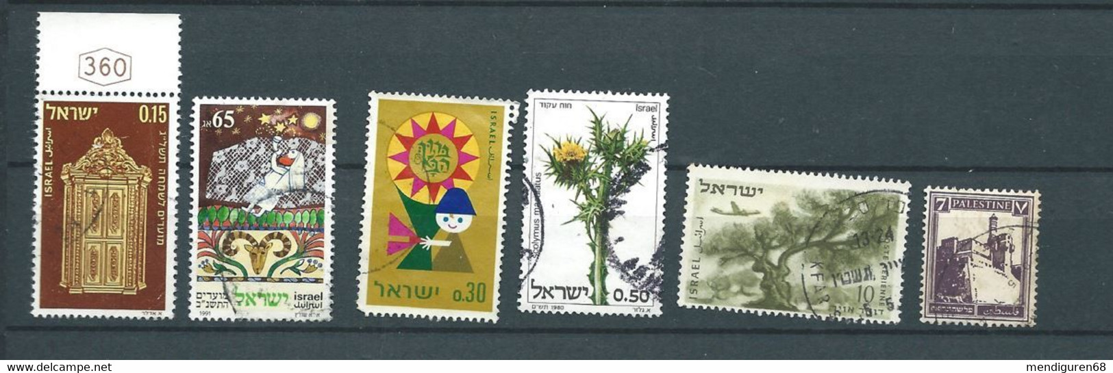 ISRAEL SET 6 STAMPS USED - Used Stamps (without Tabs)
