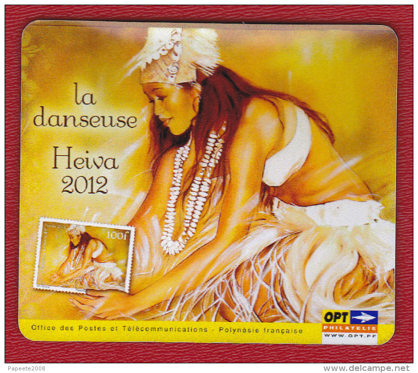 Polynesie Francaise - Magnet De L'OPT (Timbre - Poste Et Télécommunication) / Heiva 202012 - La Danseuse - Publicitaires