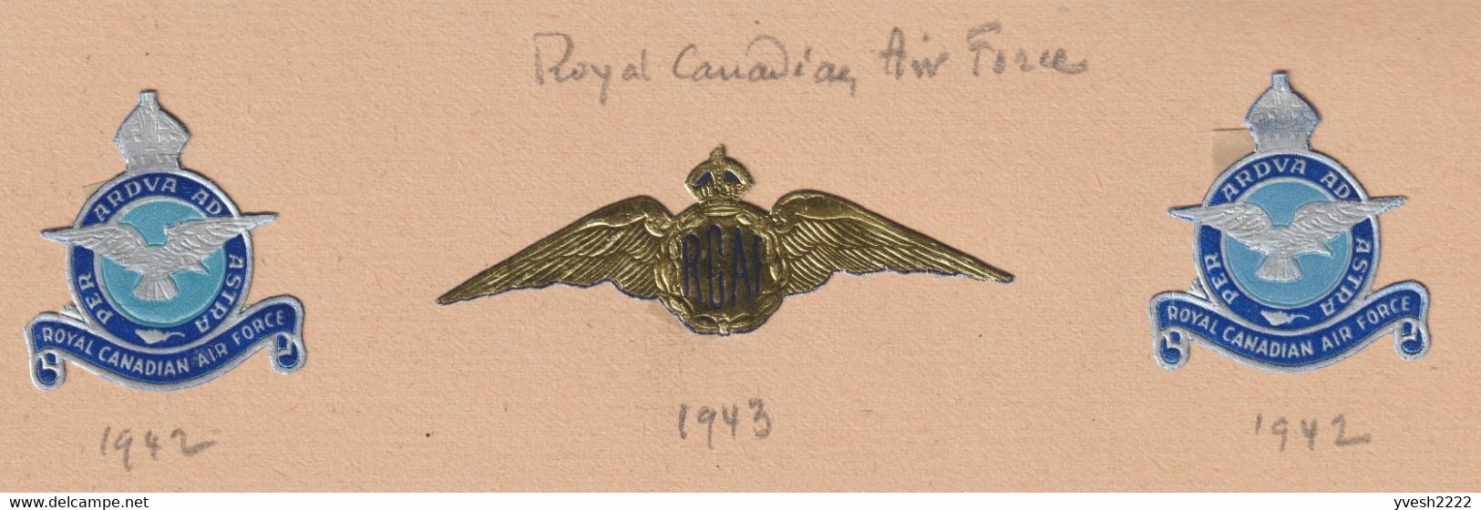 Canada 1942 / 1943. Royal Canadian Air Force. Voir Scan - Aviazione