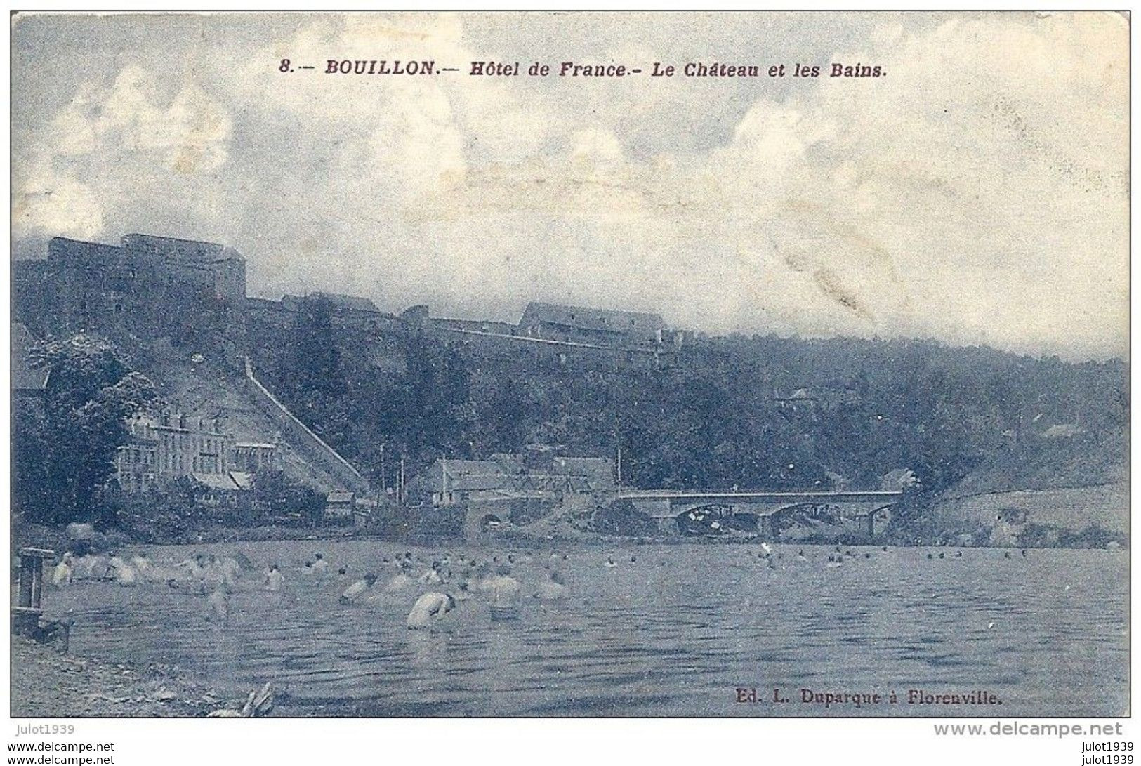 BOUILLON ..-- Le Pont De France . Les BAINS !!! - Bouillon