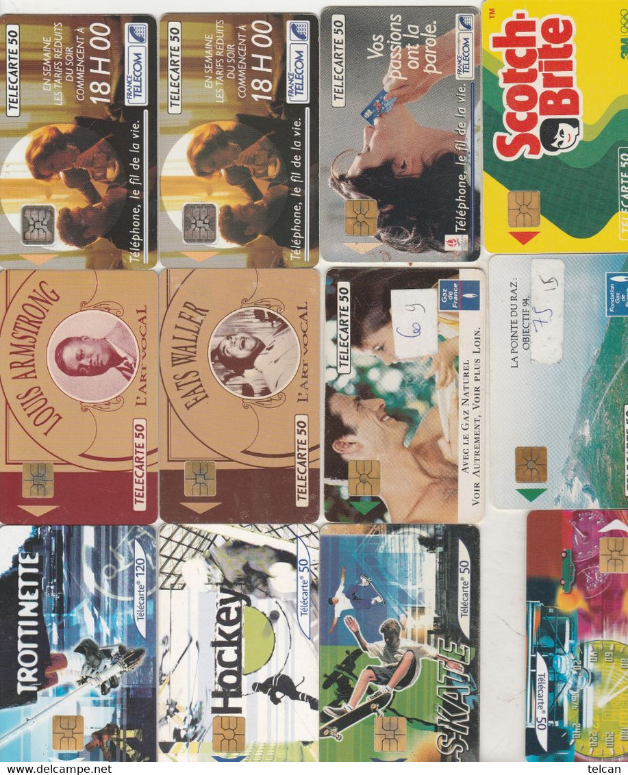 COLLECTION DE 500 CARTES PUBLIQUES FRANCAISES DIFFERENTES TBE  1987.2009  42 Scans - 2014-...