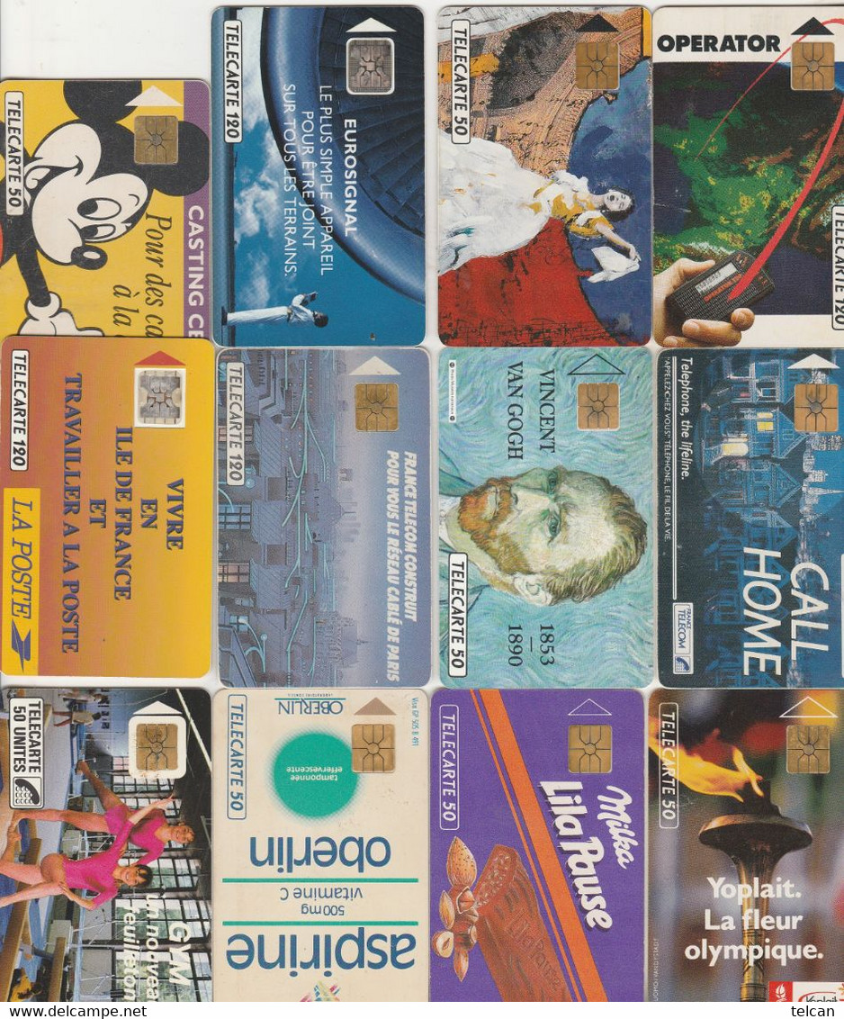 COLLECTION DE 500 CARTES PUBLIQUES FRANCAISES DIFFERENTES TBE  1987.2009  42 scans