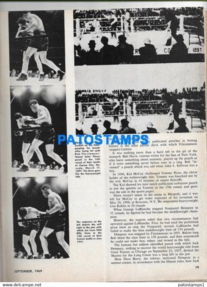 174353 SPORTS REVISTA MAGAZINE THE RING BOX FOREMAN VS MAC FOSTER YEAR 1969 NO POSTCARD - Autres & Non Classés