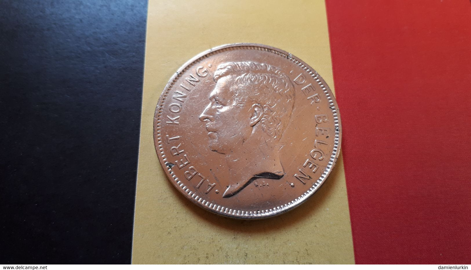 BELGIE ALBERT I VIER BELGA 20 FRANK 1931 POSITIE B - 20 Francs & 4 Belgas