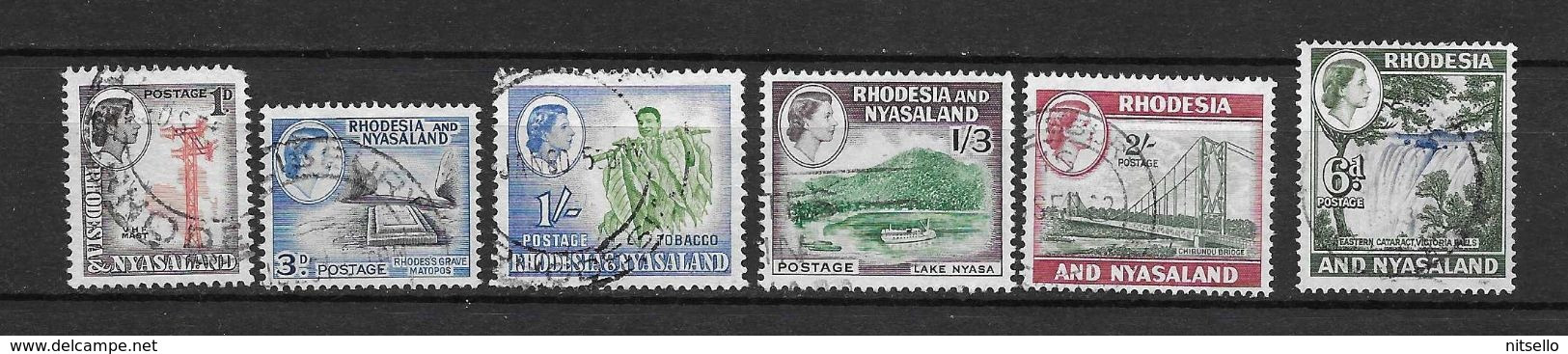 LOTE 2219A  ///   (C012)  RODESIA & NYASALAND          ¡¡¡¡¡ LIQUIDATION!!!!! - Rhodésie & Nyasaland (1954-1963)