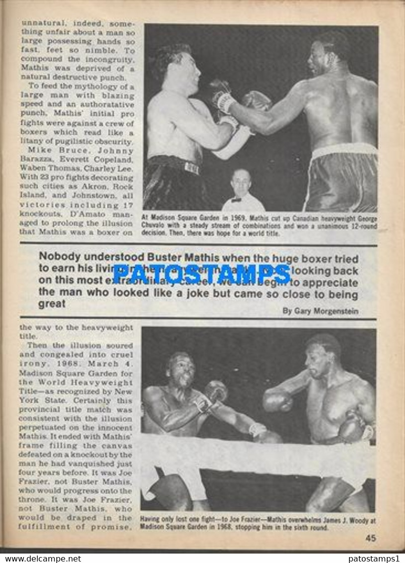 174366 SPORTS BOX REVISTA MAGAZINE BOXING INTERNATIONAL DURAN LEONARD & BENITEZ YEAR 1980 NO POSTCARD - Other & Unclassified