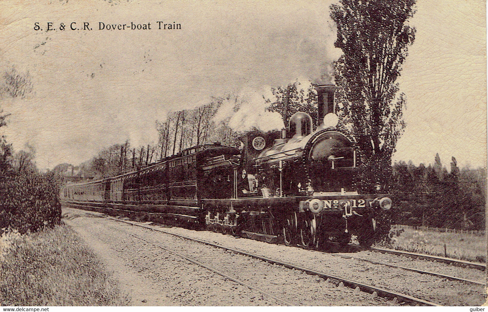 S.E.C.R. Dover Bout Train Locomotive Vapeur - Trains