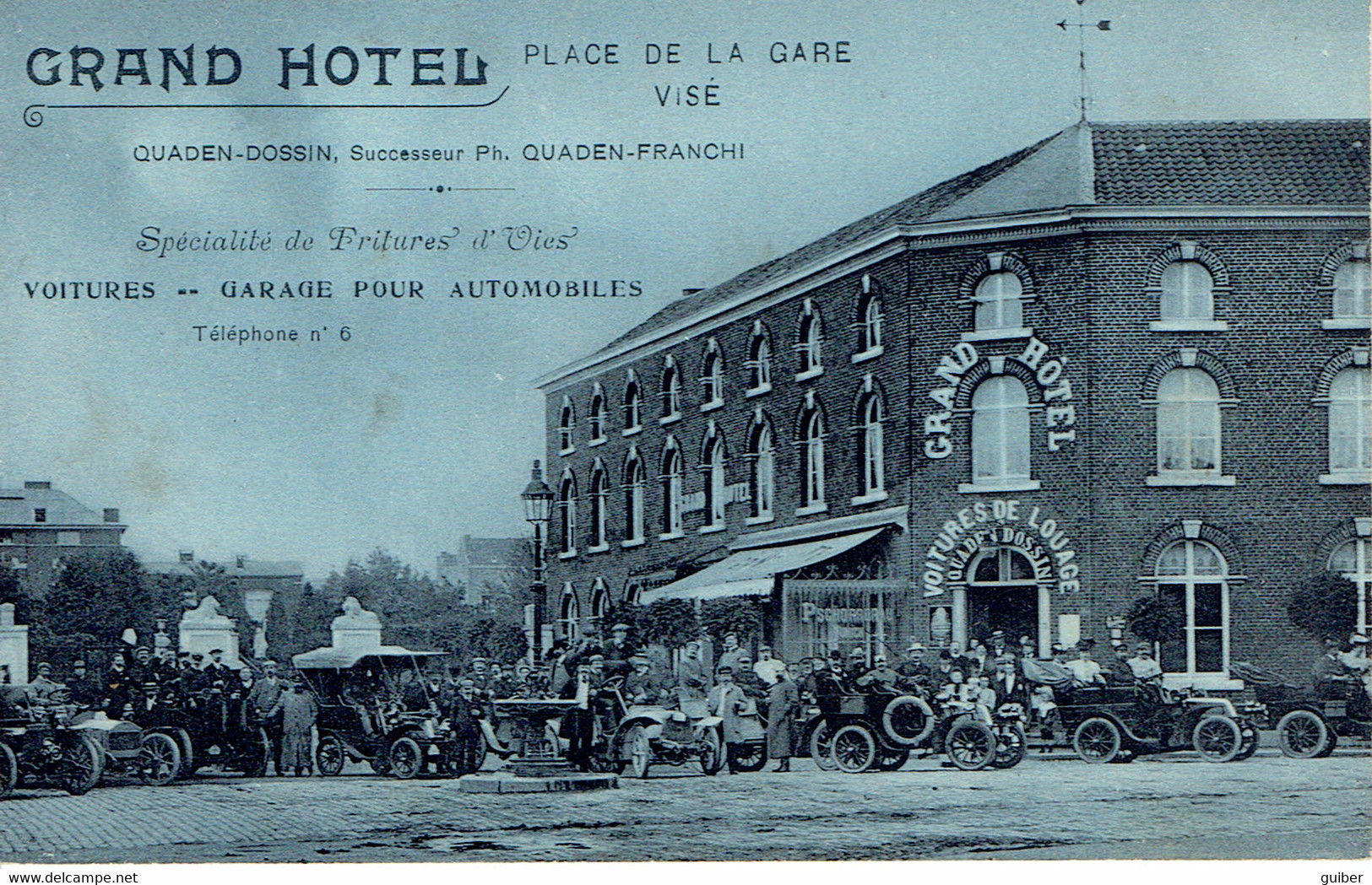 Visé Grand Hotel  Place De La Gare Voitures Animation SBP  TOP - Visé