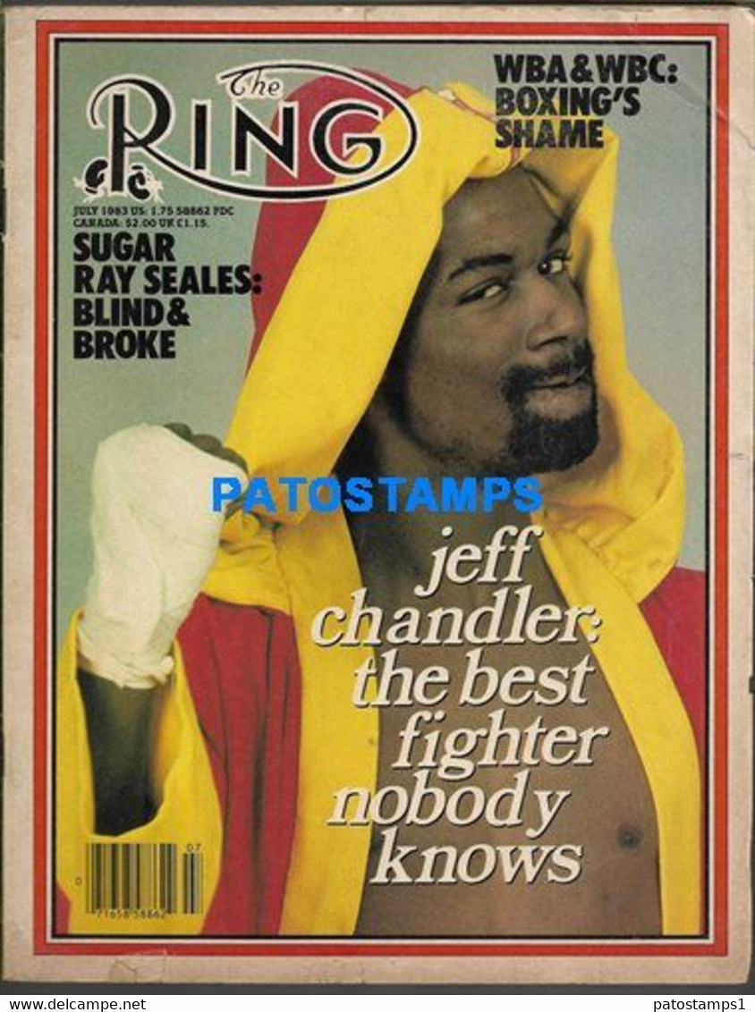 174377 SPORTS REVISTA MAGAZINE THE RING JEFF CHANDLER YEAR 1983 NO POSTCARD - Otros & Sin Clasificación