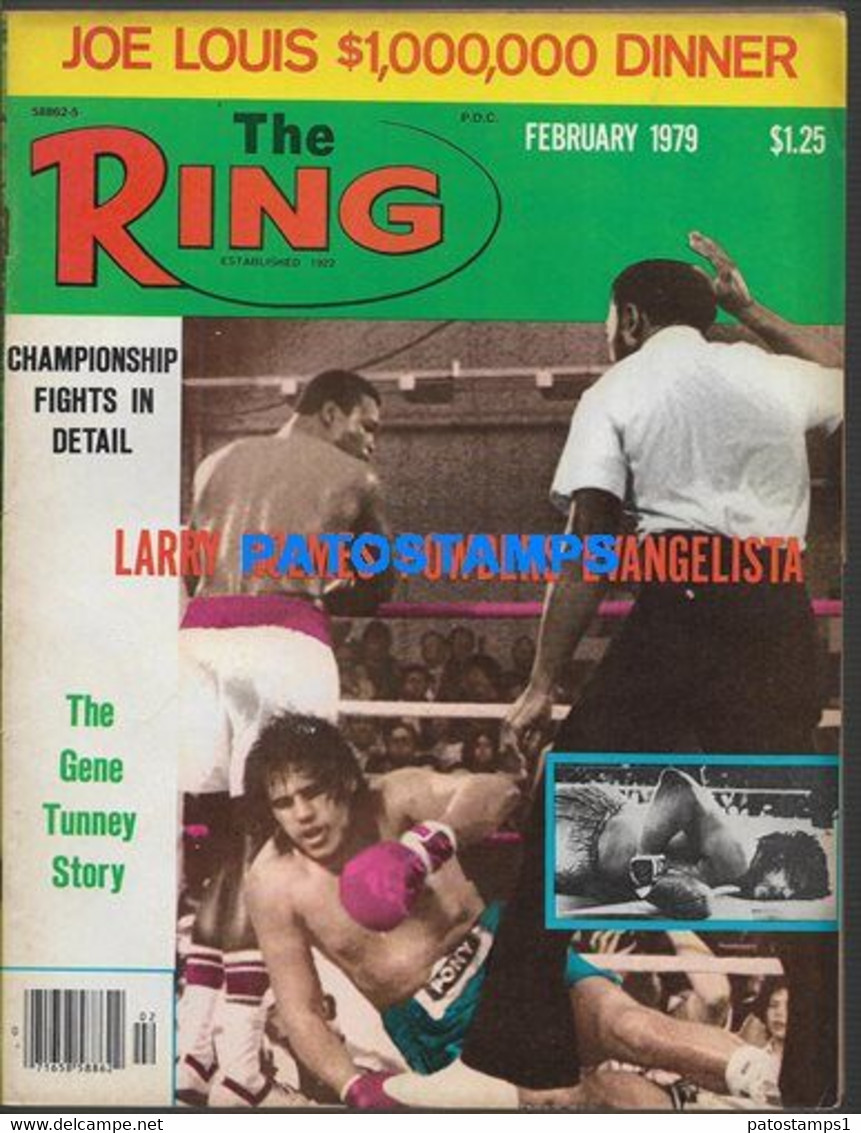 174381 SPORTS REVISTA MAGAZINE THE RING JOE LOUIS - LARRY HOLMES YEAR 1979 NO POSTCARD - Autres & Non Classés