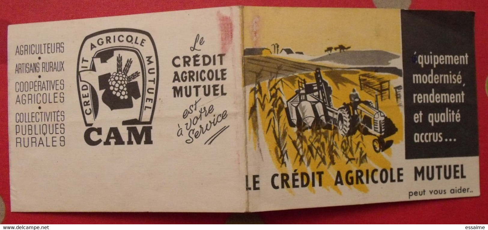 Petit Calendrier 1959. Crédit Agricole Mutuel - Grand Format : 1941-60