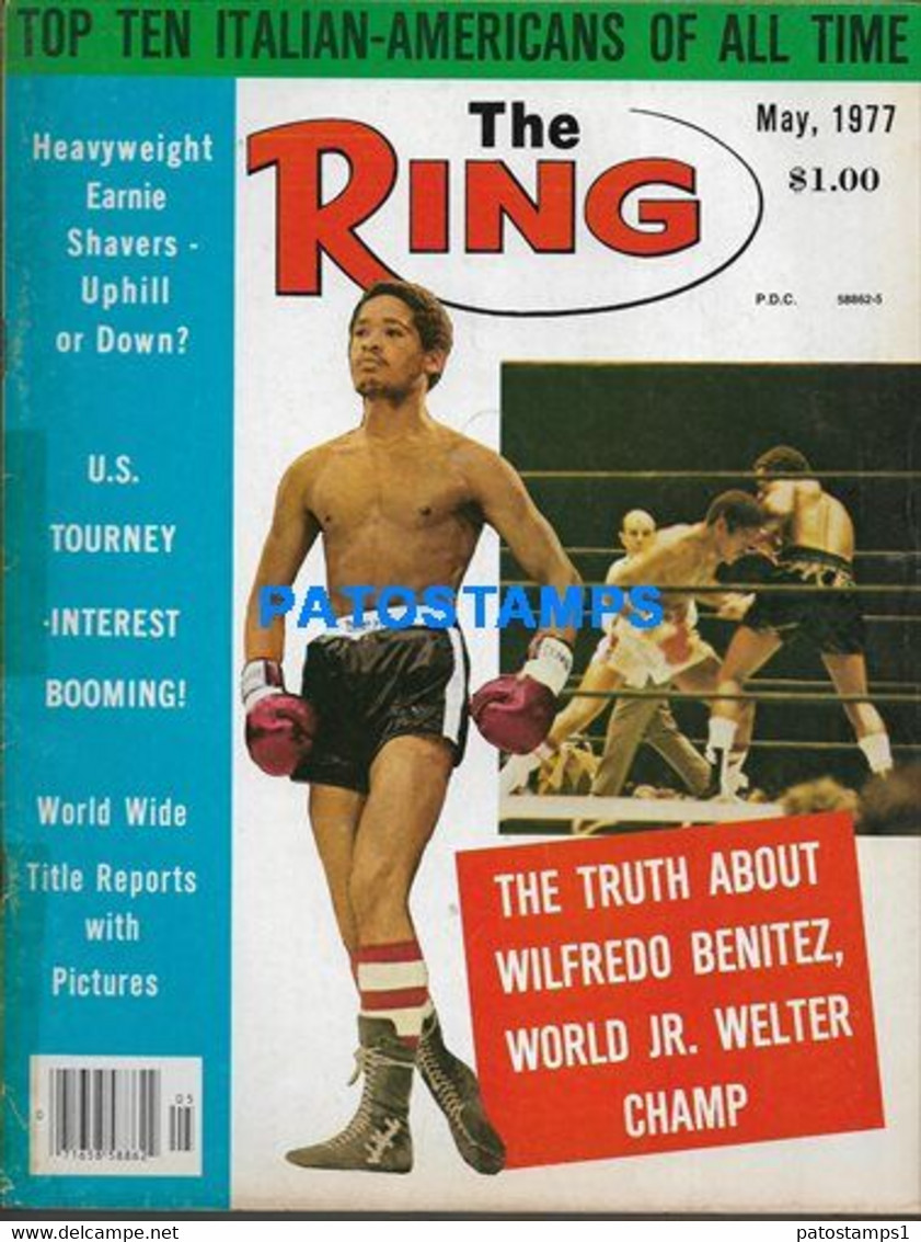 174389 SPORTS REVISTA MAGAZINE THE RING WILFREDO BENITEZ - JR WELTER YEAR 1977 NO POSTCARD - Autres & Non Classés