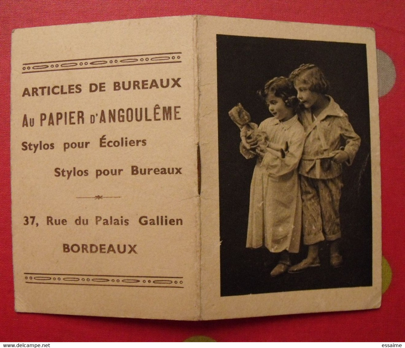 Petit Calendrier 1936. Articles De Bureaux "au Papier D'Angoulême". Bordeaux - Formato Grande : 1921-40