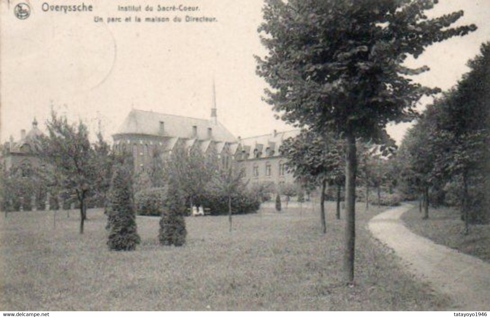 Overyssche  Institut Du Sacré Coeur  Un Parc Et La Maison Du Directeur  Voyagé En 1910 - Overijse