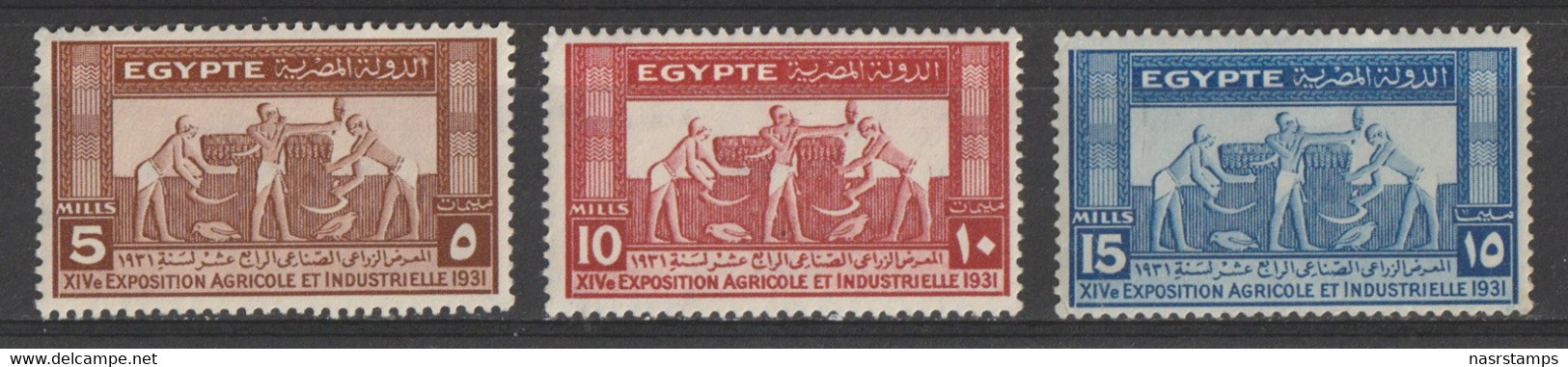 Egypt - 1931 - ( 14th Agricultural & Industrial Exhib., Cairo ) - MH* - Unused Stamps