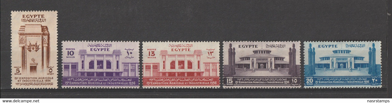 Egypt - 1936 - ( 15th Agricultural & Industrial Exhib., Cairo ) - MH* - Nuovi