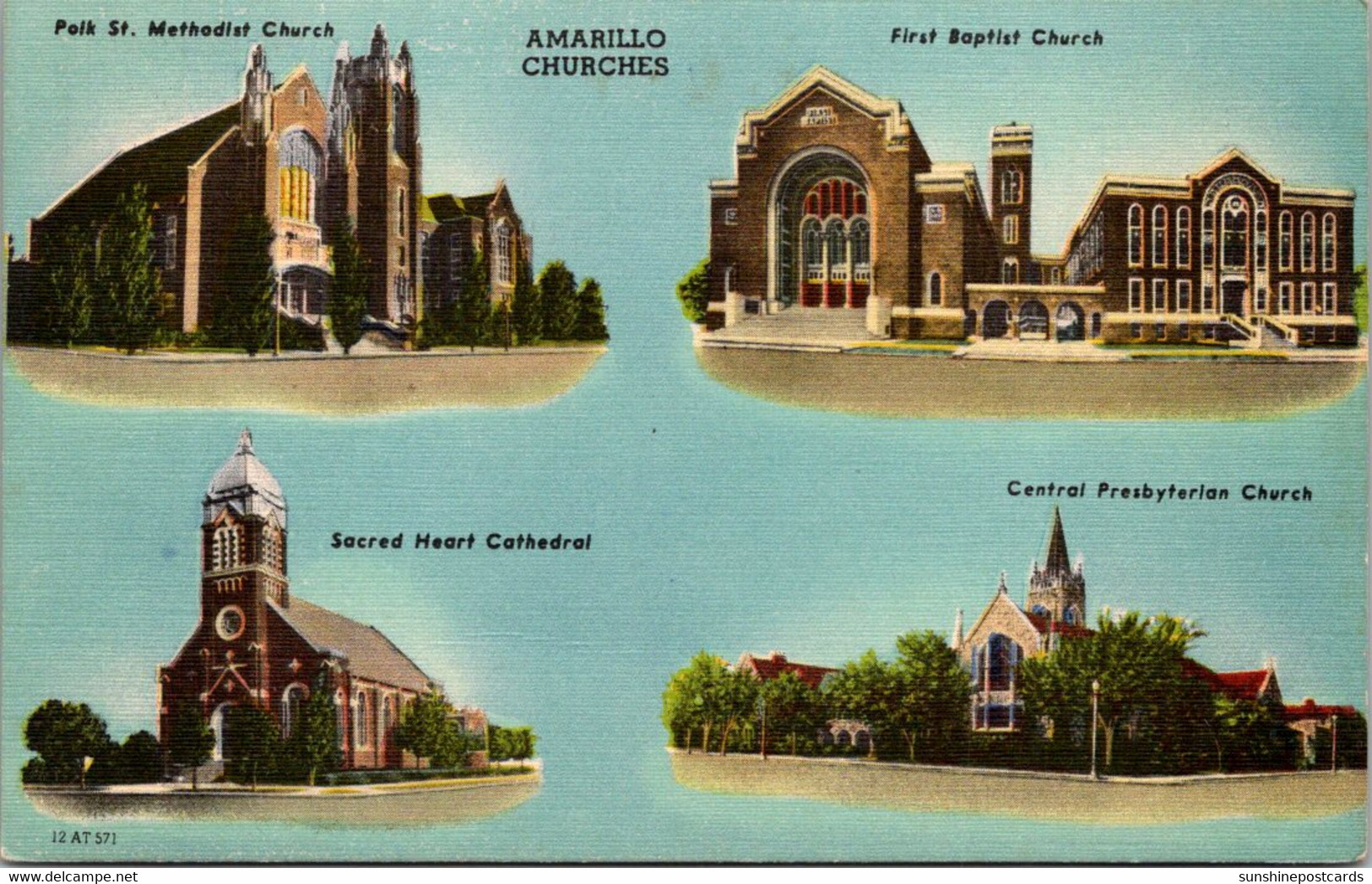 Texas Amarillo Churches Multi View - Amarillo