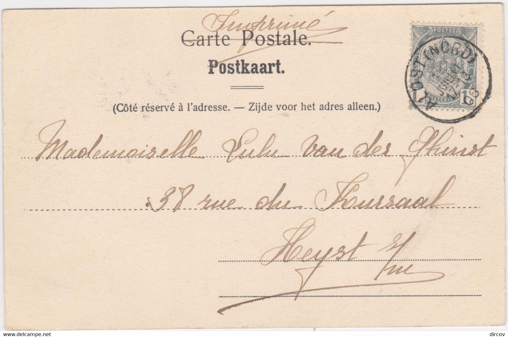 Aalst - De Post (Nels Serie 15 No 32) (gelopen Kaart Van Voor 1900 Met Zegel) - Aalst