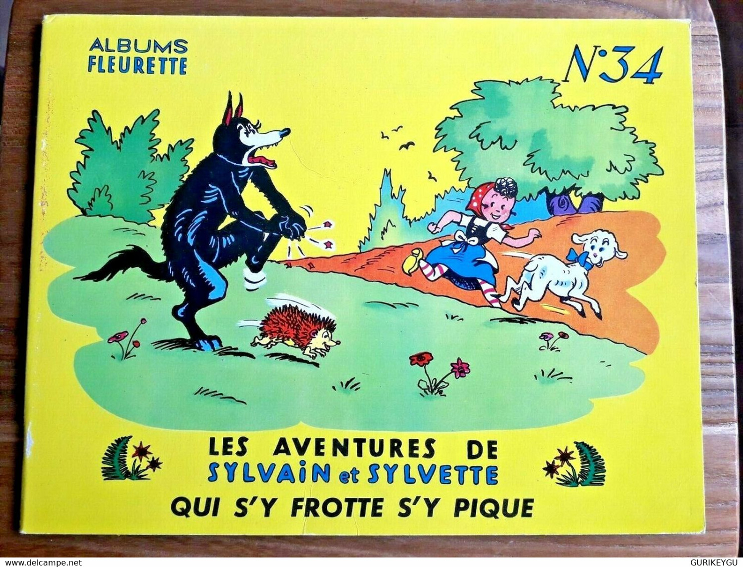 SYLVAIN Et SYLVETTE N° 34  Cuvillier FLEURUS  1960 - Sylvain Et Sylvette