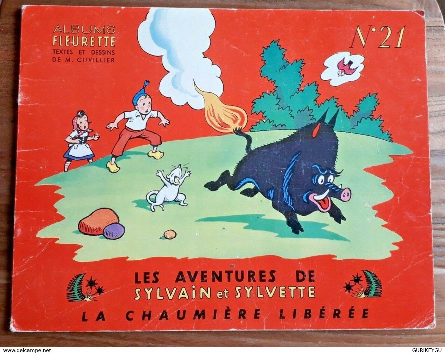 SYLVAIN Et SYLVETTE N° 21 Cuvillier FLEURUS 1957 - Sylvain Et Sylvette