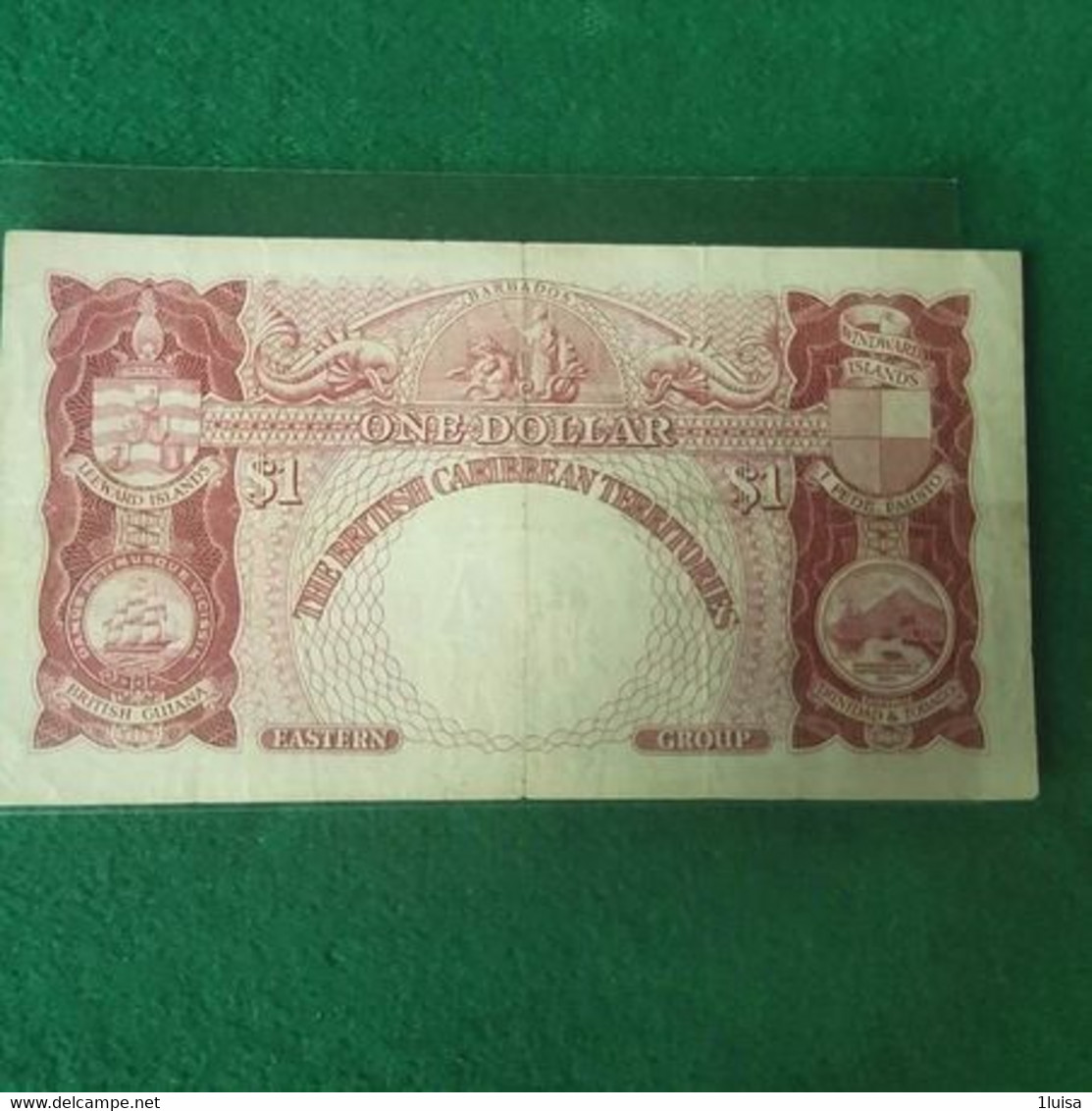 BRITISH CARIBBEAN 1 DOLLAR 1954 - Caraïbes Orientales