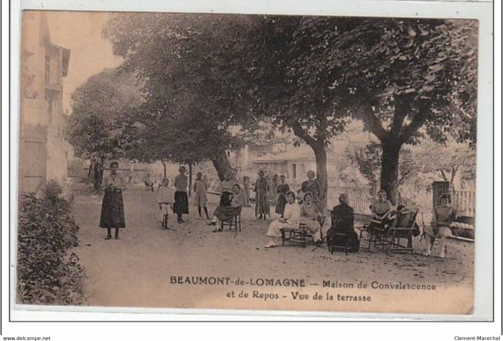 BEAUMONT DE LOMAGNE : Maison De Convalescence Et De Repos - Vue Sur Laterrasse - Très Bon état - Beaumont De Lomagne