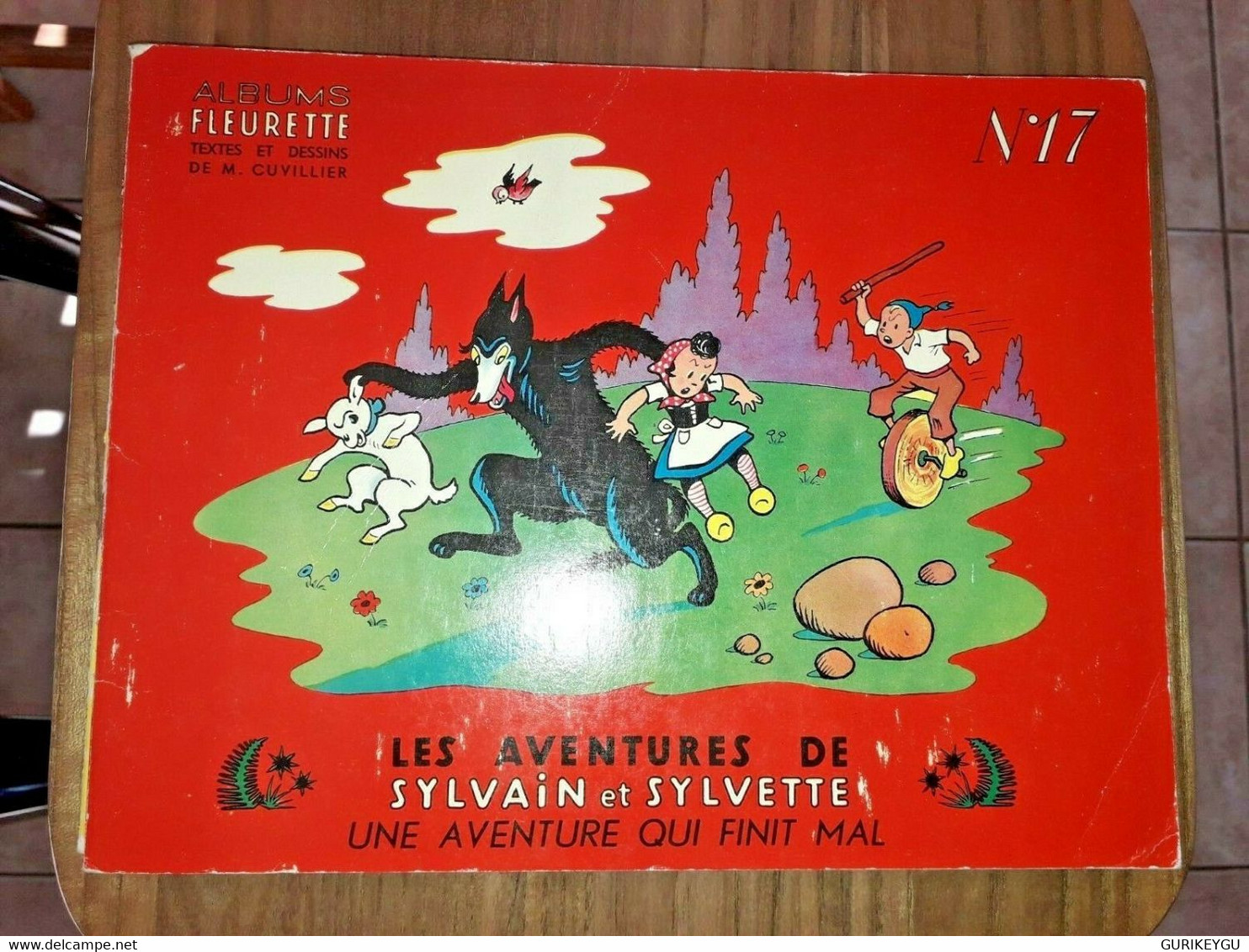 Bd Souple SYLVAIN Et SYLVETTE N° 17 Cuvillier  FLEURUS 1960 - Sylvain Et Sylvette