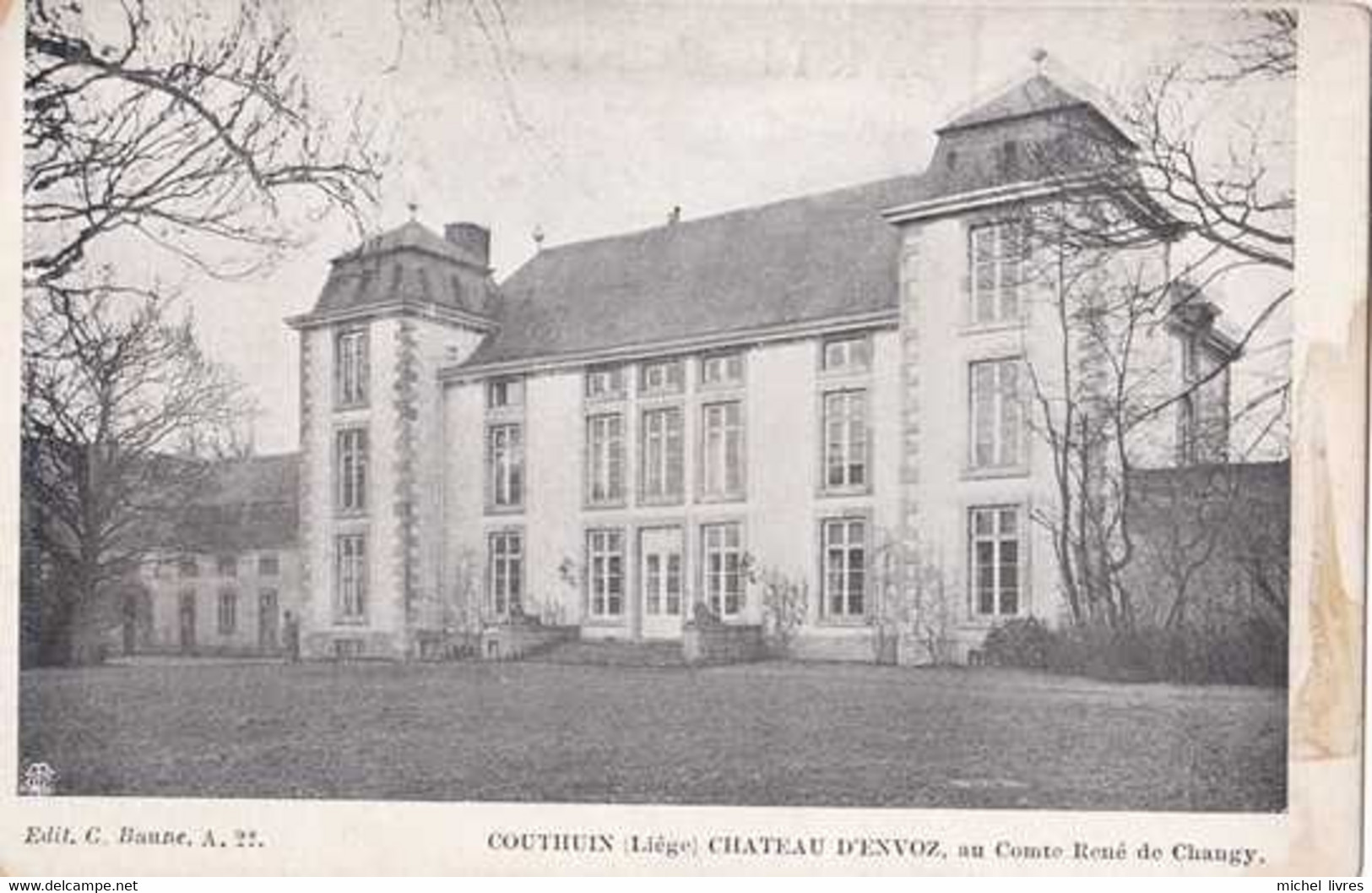 Couthoin - Château D'Envoz Au Comte René De Changy - Circulé - BE - Héron - Héron